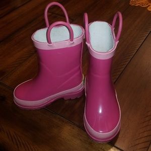 Pink Rain Boots